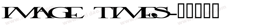 Image Times字体转换